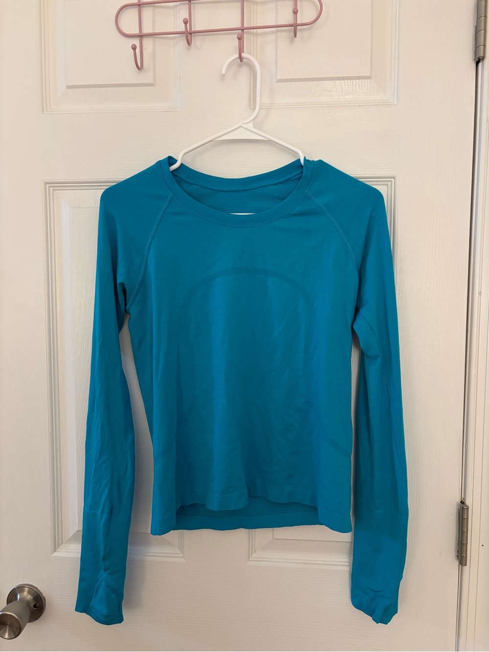 lululemon athletica Long-Sleeve Crew Top - Teal Blue